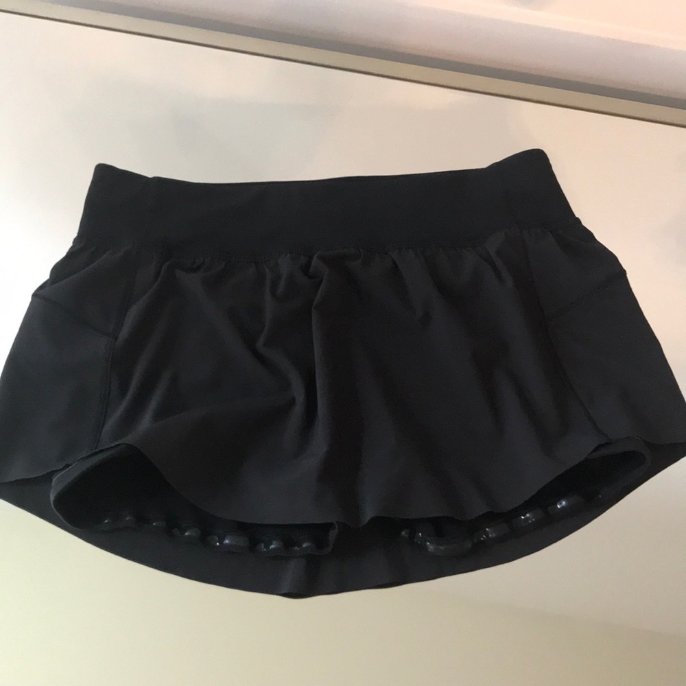 Black Lululemon Running Skirt NWOT